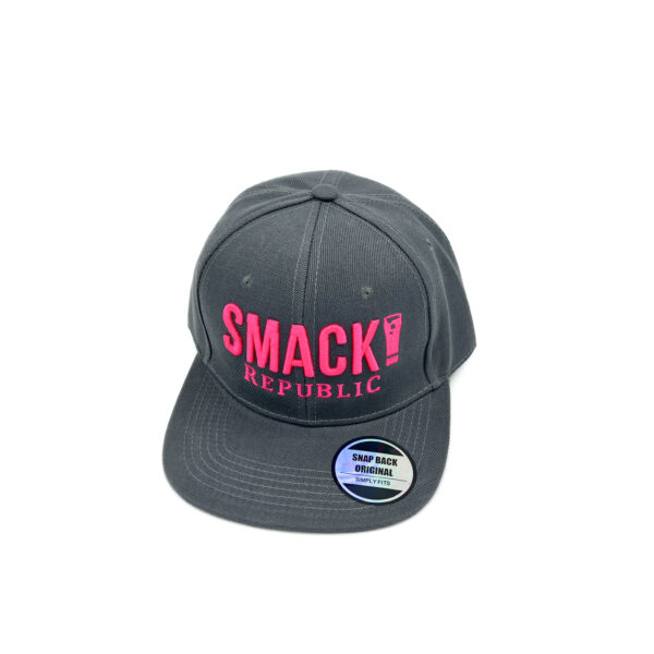 Charcoal Cherise Pink Cap